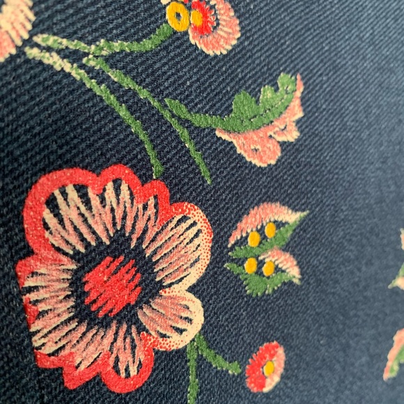 BCBGeneration Floral Embroidered Rackerback Strappy Mini Dress - Picture 10 of 14